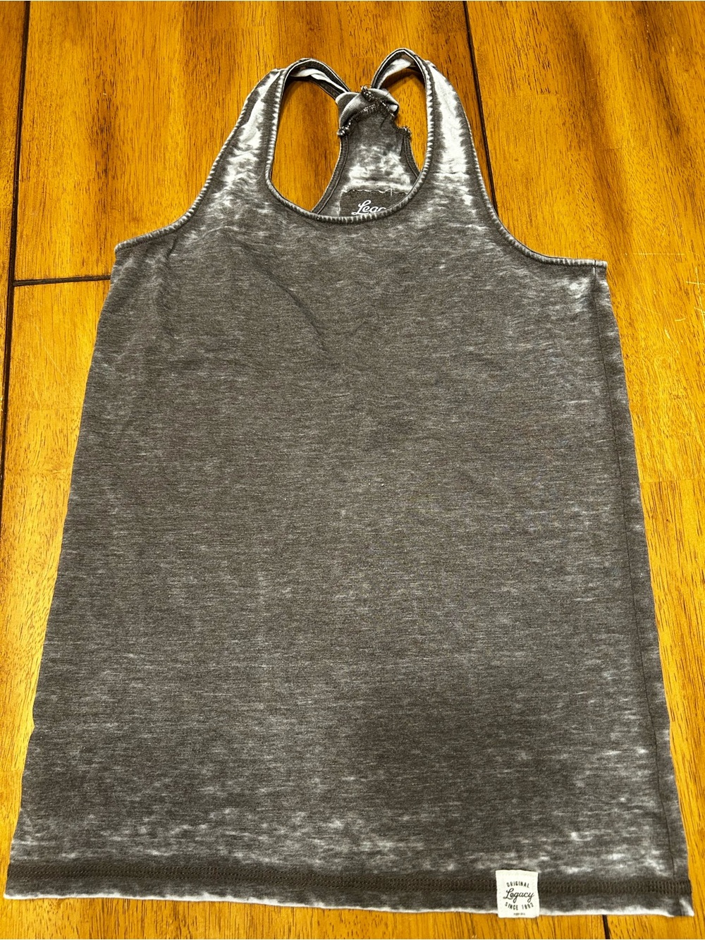 Legacy Gray Washed Racerback Tank